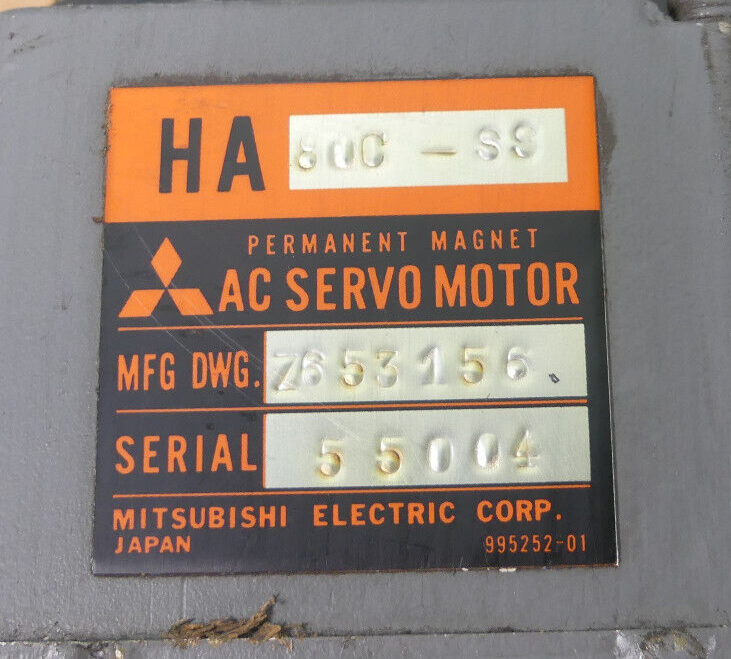 Mitsubishi HA80C-SS Servomotor