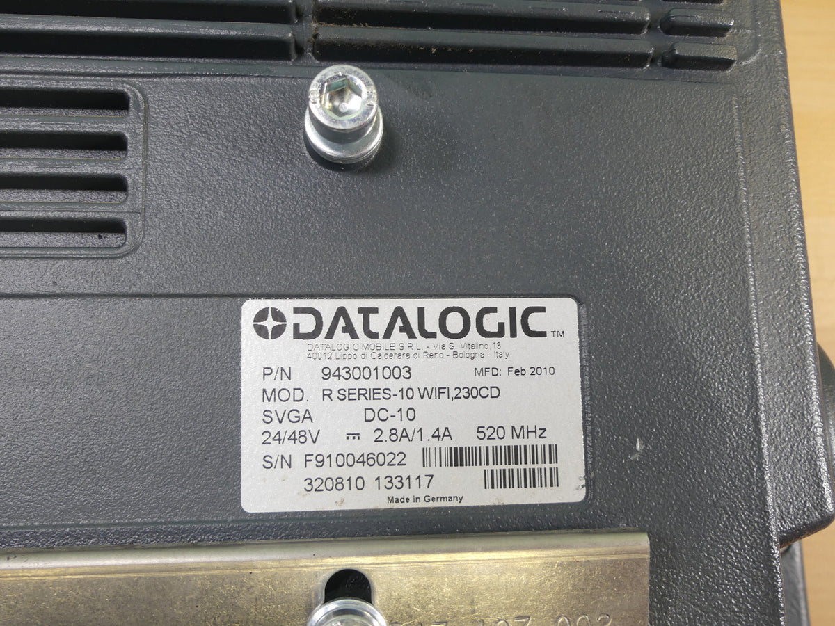 Datalogic 943001003 Vehicle Mount Terminals Datalogic R Series 10 WIFI 230CD