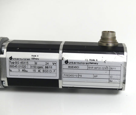 Dunkermotoren BG 45X15 + PLG 52 + BGE45CI 