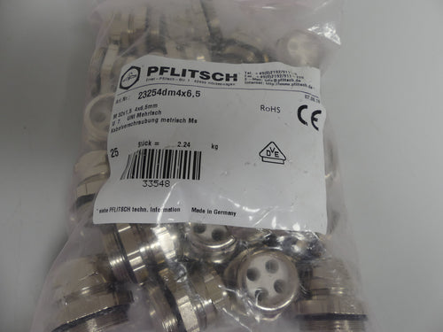 25 Stück Pflitsch Kabelverschraubung 23254dm4x6,5