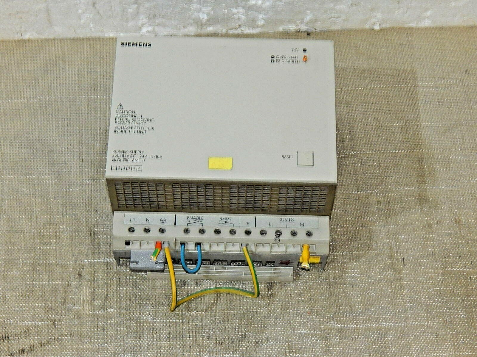  Siemens S5 6ES5950-8MD11 / 6ES5 950-8MD11 (leicht bruch) Power Supply s.Bilder 
