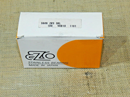 100x S606 2RS SRL EZO Stainless Steel Ball Bearings New