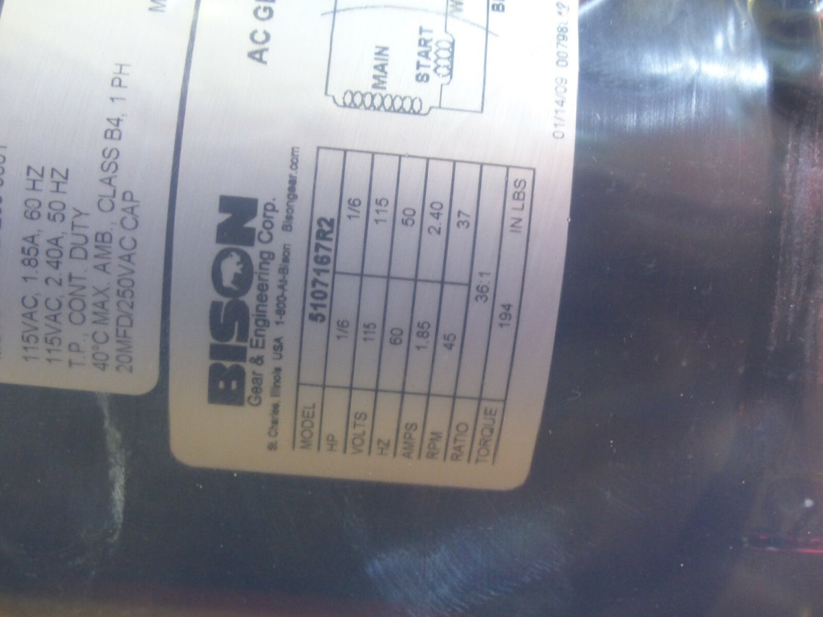 Bison AC Getriebemotors 5107167R2 s. Bilder