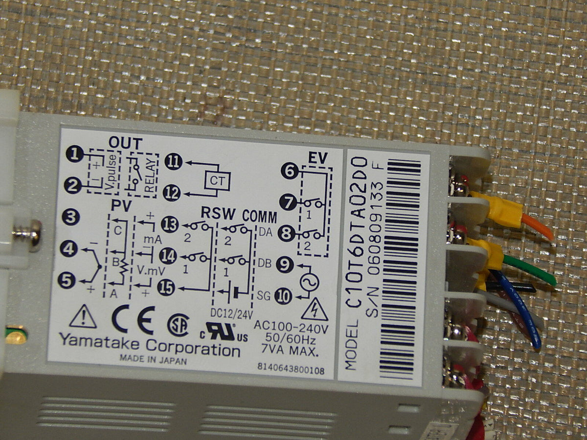   Yamatake SDC10 // C10T6DTA02D0  Temperaturregler  used