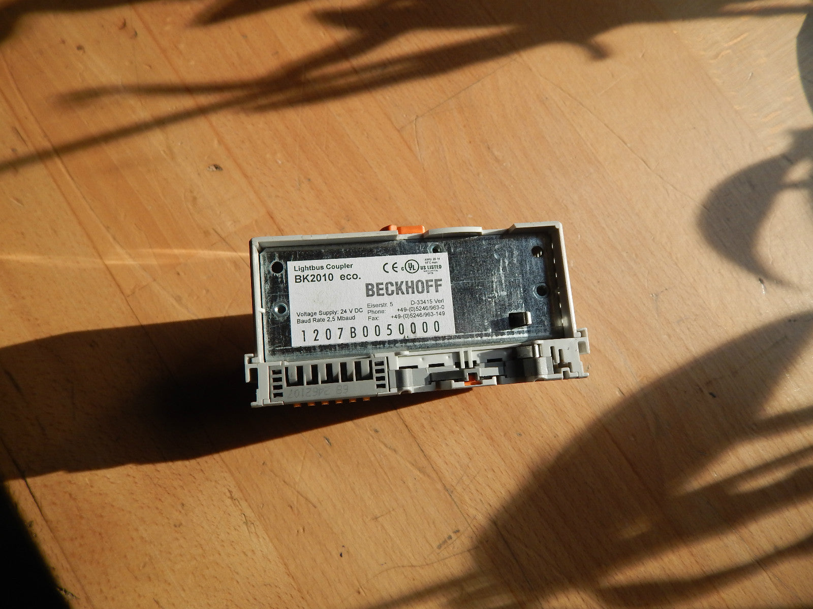 BECKHOFF II/O Lightbus-Buskoppler // BK2010  BK 2010 