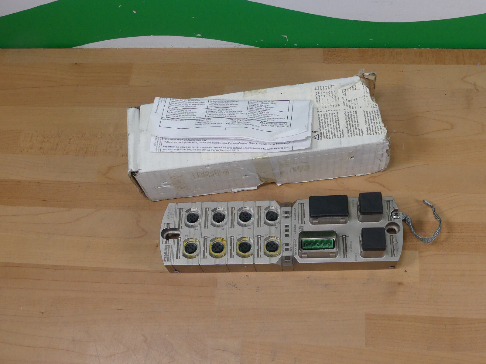 MURR ELECTRONICS MVK+MPNIO DI8 DO8 Art-No.55269 compact module