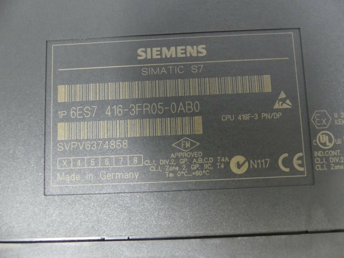 Siemens 6ES7 416-3FR05-0AB0