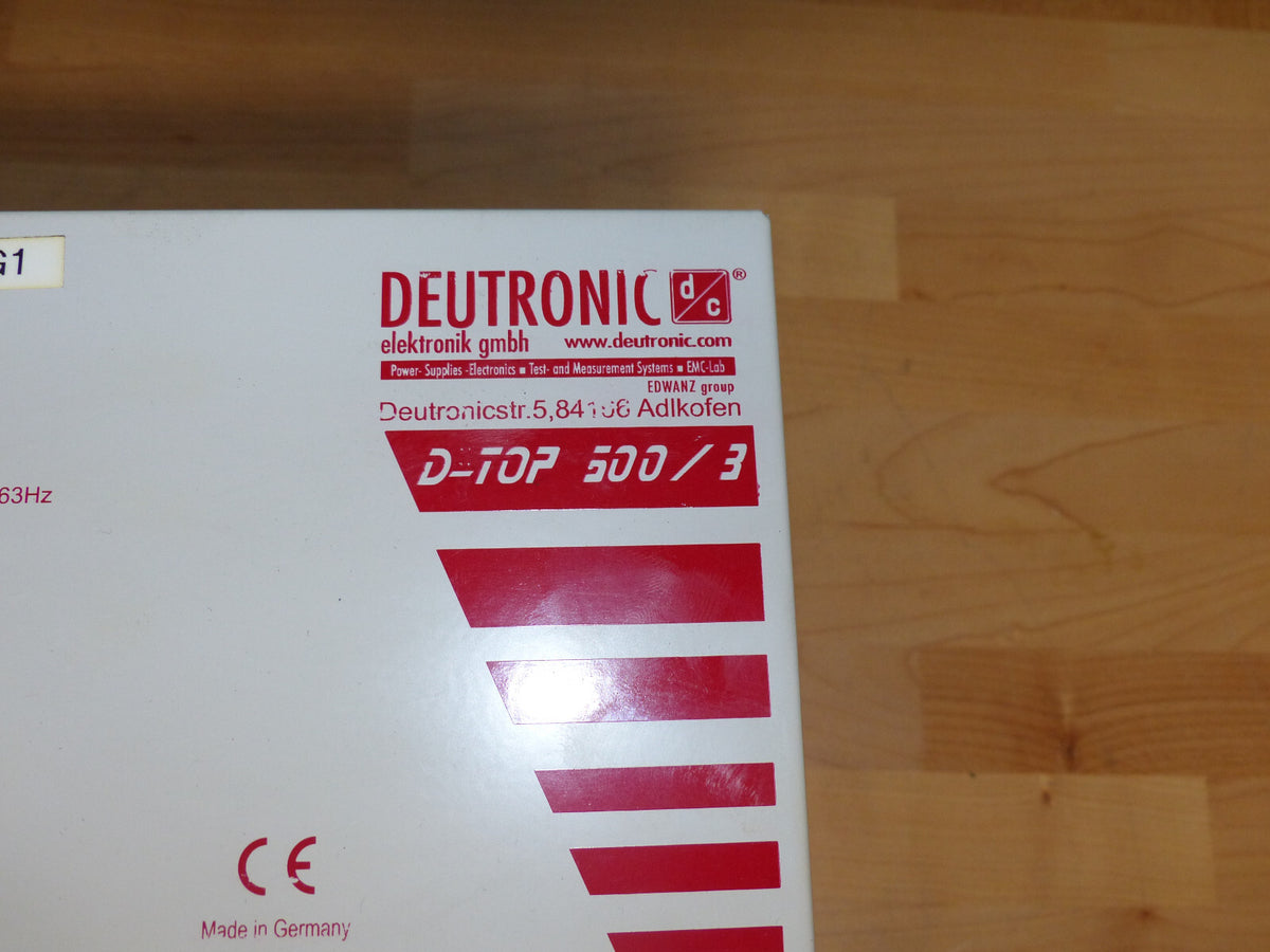 DEUTRONIC DPM 500/3 used