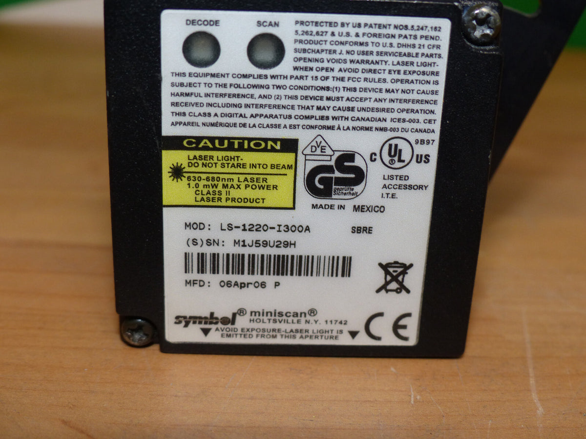Usato SYMBOL LS-1220-1300A Scanner s.Bilder