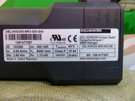 Kollmorgen DBL3H00250-BR2-000-S40 + PLE60 I=12