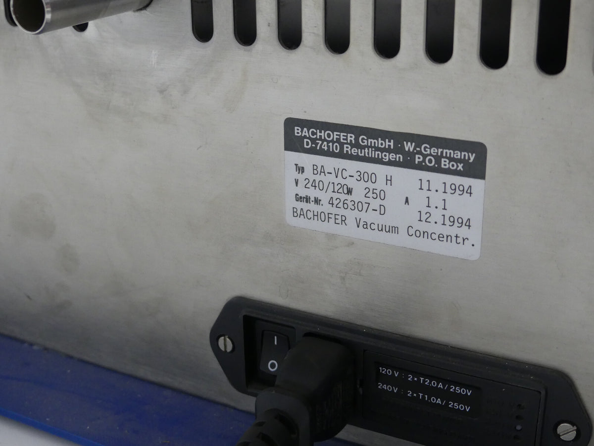 Bachofer BA-VC-300H Vacuum Concentrator