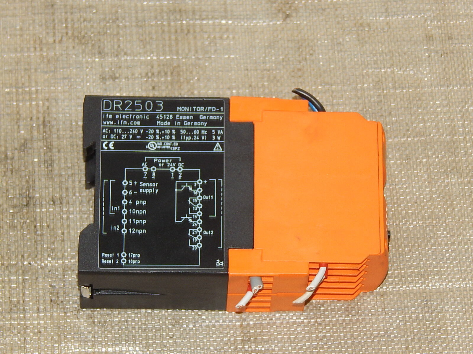  ifm electronic DR2503 Minitor/FD-1 used