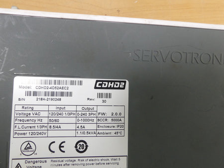 SERVOTRONIX CDH2-4D52AEC2