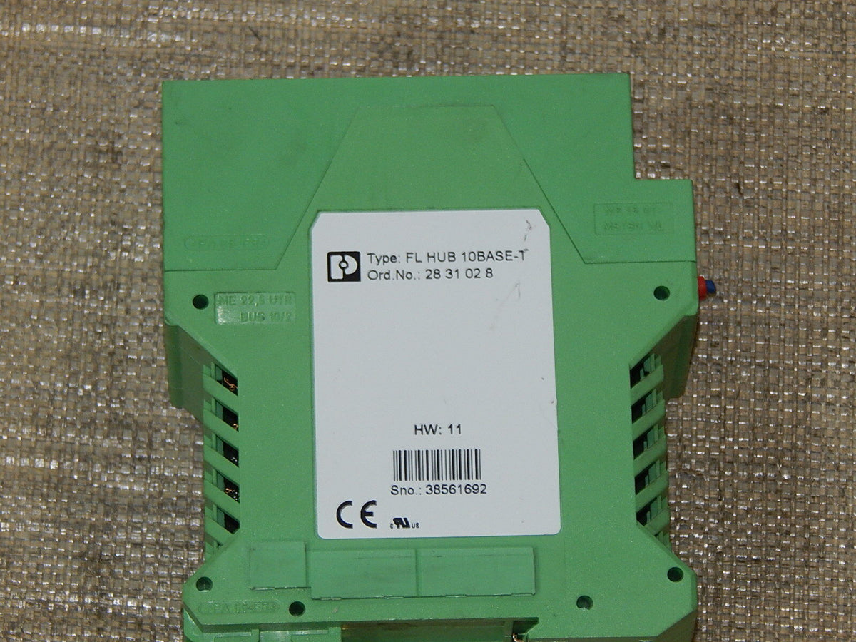  Phoenix Contact FL HUB 10BASE-T Ord.No.:2831028 HW: 11 used