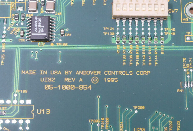 Andover Controls UI32 05-1000-854 Rev A