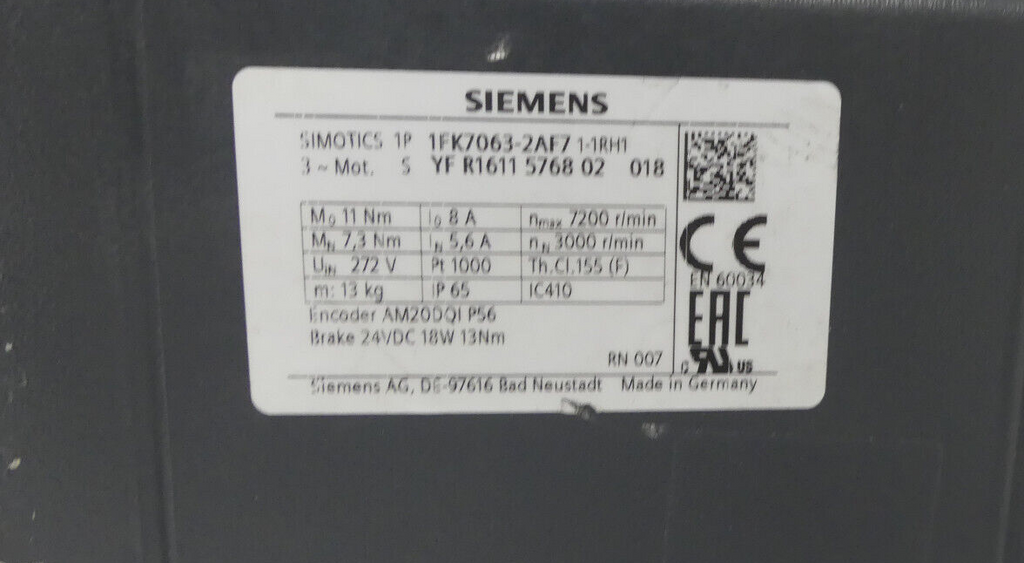 Siemens 1FK7063-2AF71-1RH1