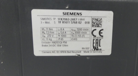 Siemens 1FK7063-2AF71-1RH1
