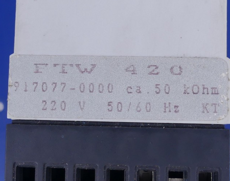 ENDRESS+HAUSER NIVOTESTER FTW 420