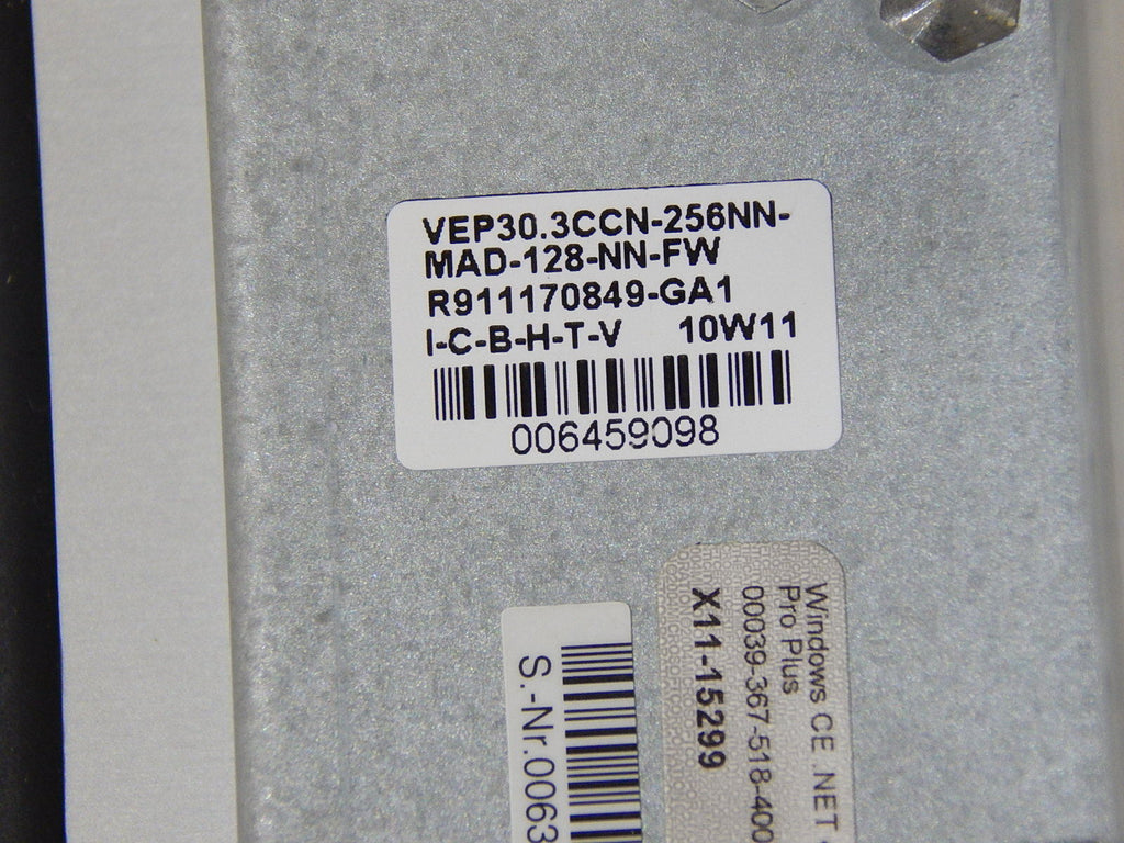 Rexroth IndraControl  VEP 30  VEP30.3CCN-256NN-MAD-128-NN-FW  Terminals Used