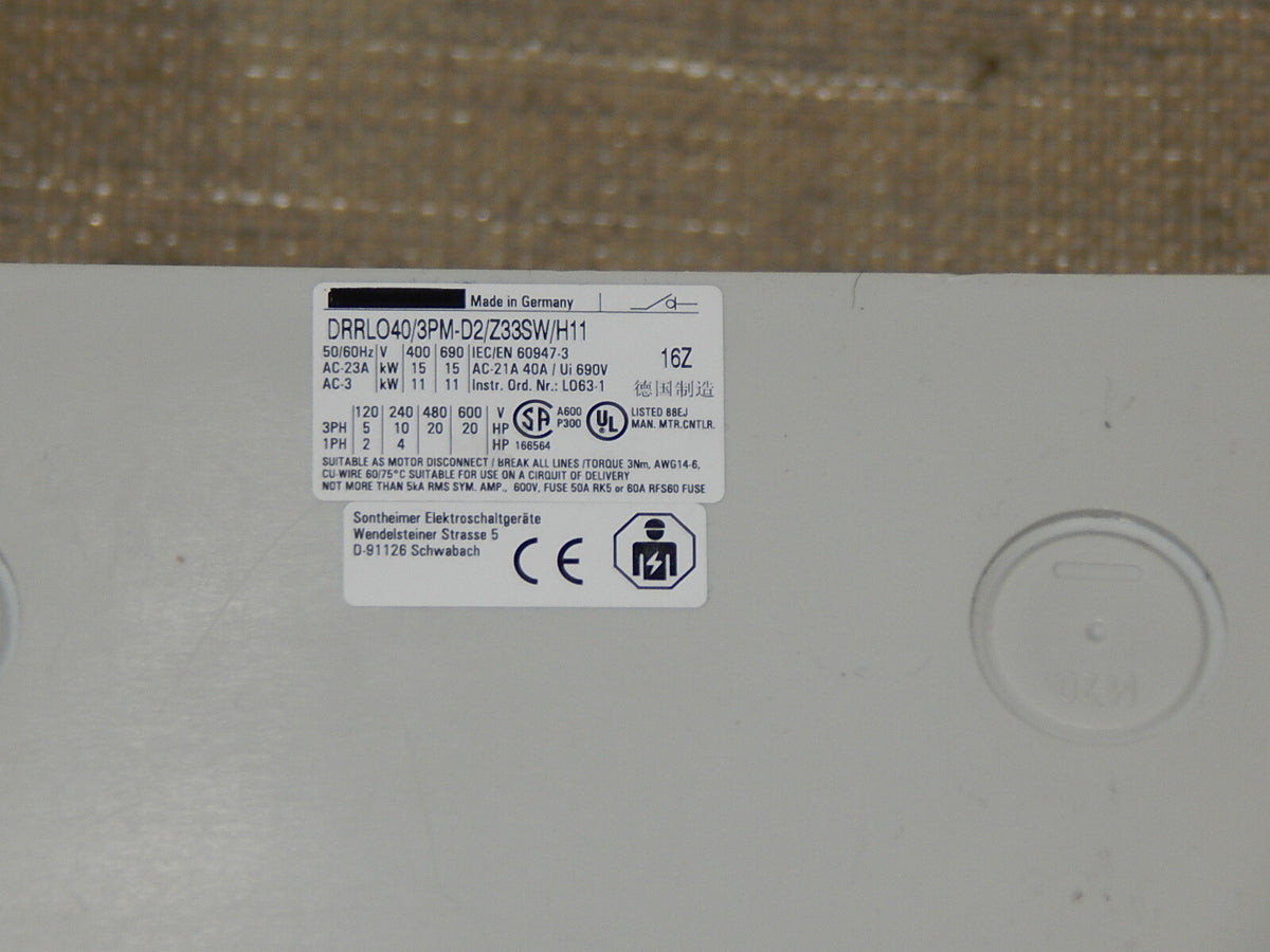 Dreston  DRRLO40/3PM-D2/Z33SW/H11 New