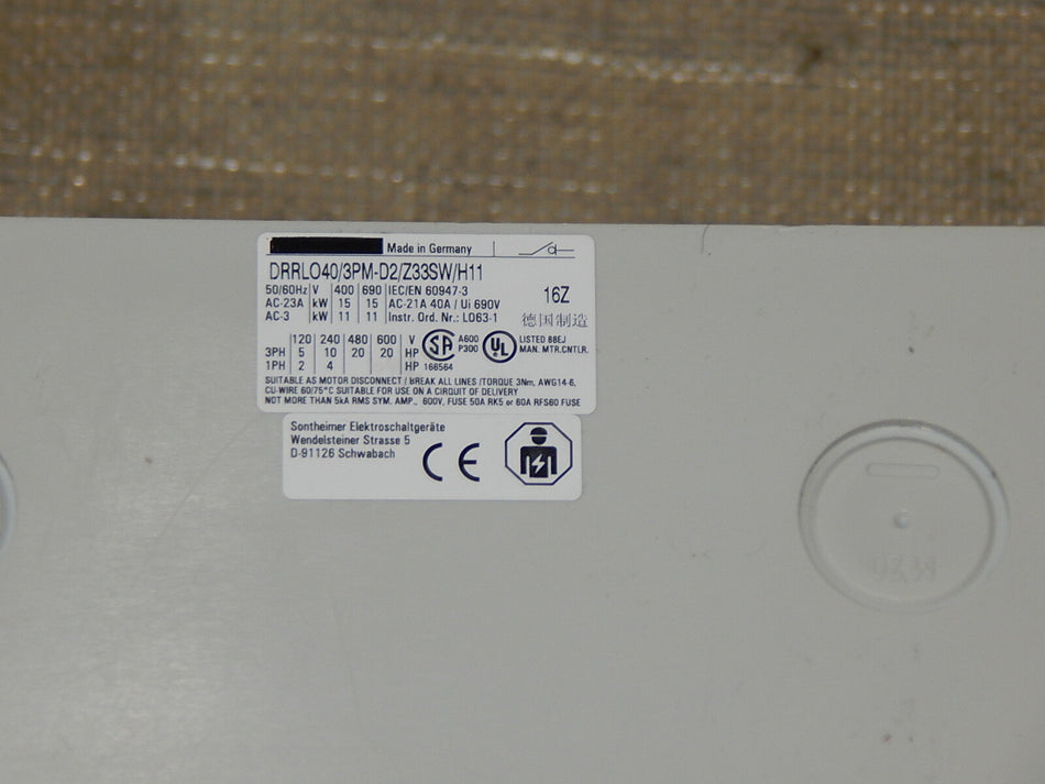 Dreston  DRRLO40/3PM-D2/Z33SW/H11 New