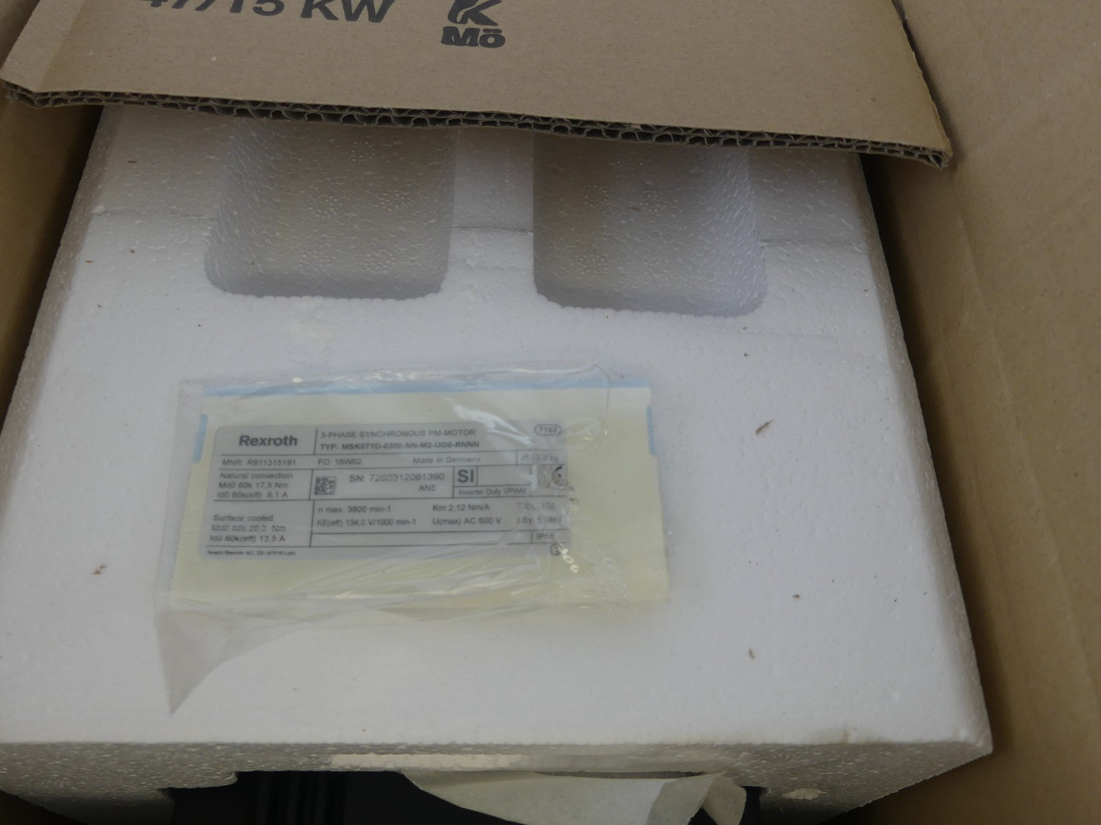 REXROTH MSK071D-0300-NN-M2-UG0-RNNN