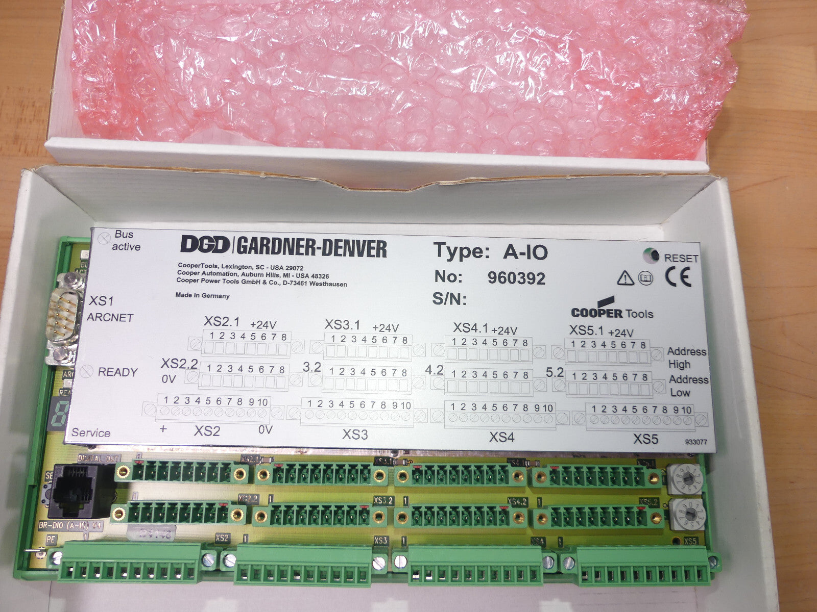 GARDNER-DENVER Bus Modul  A-IO No: 960392