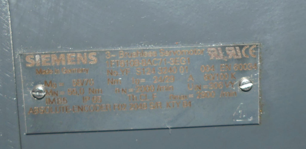 SIEMENS 1FT6108-8AC71-3EG1