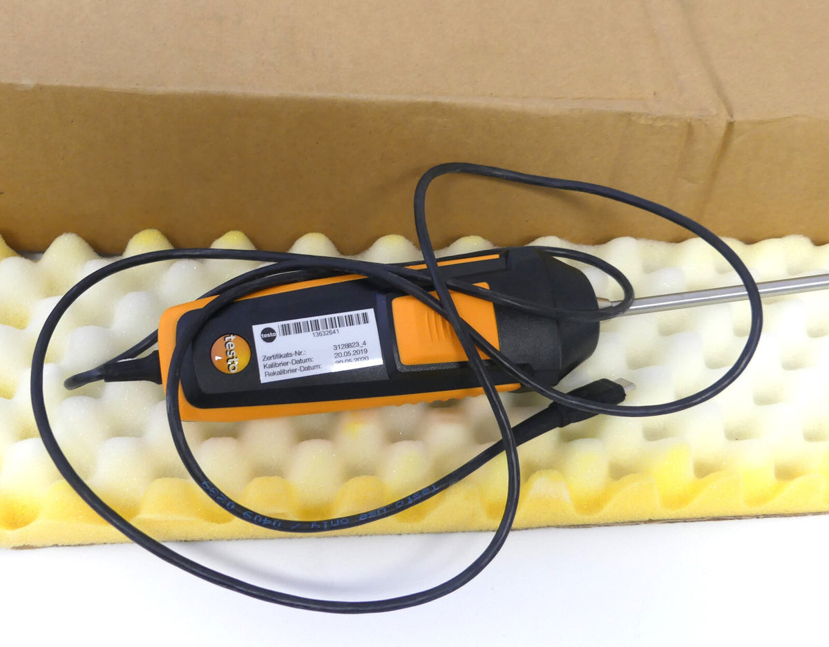 Testo Laborabzug-Sonde 0635 1052 Messgeräte Laborabzug-Sonde