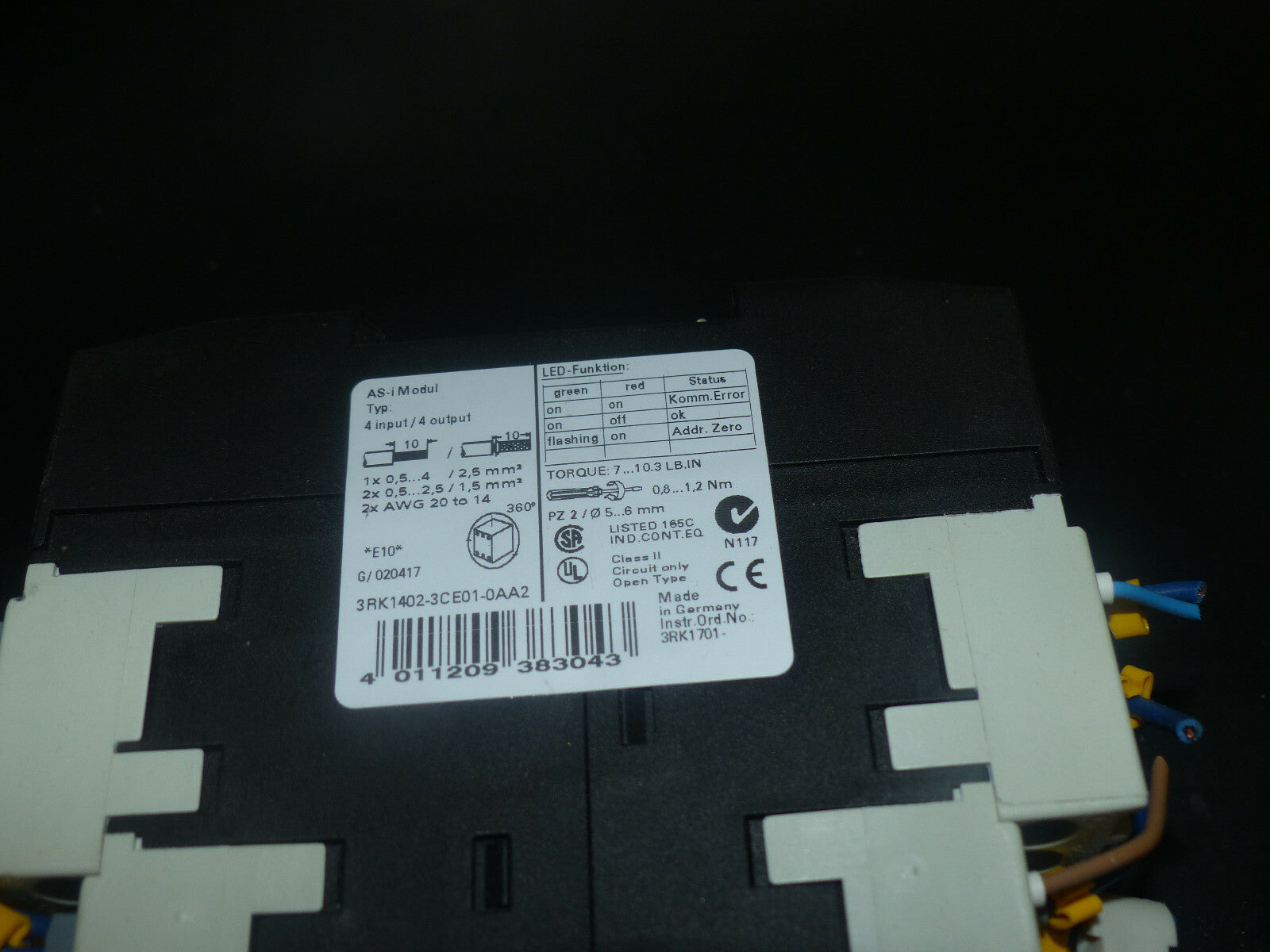 Siemens 3RK1402-3CE01-0AA2