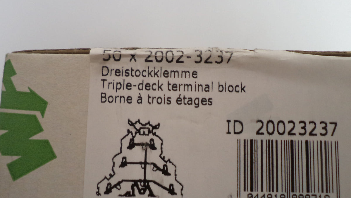 Wago 2002-3237  50 Stück