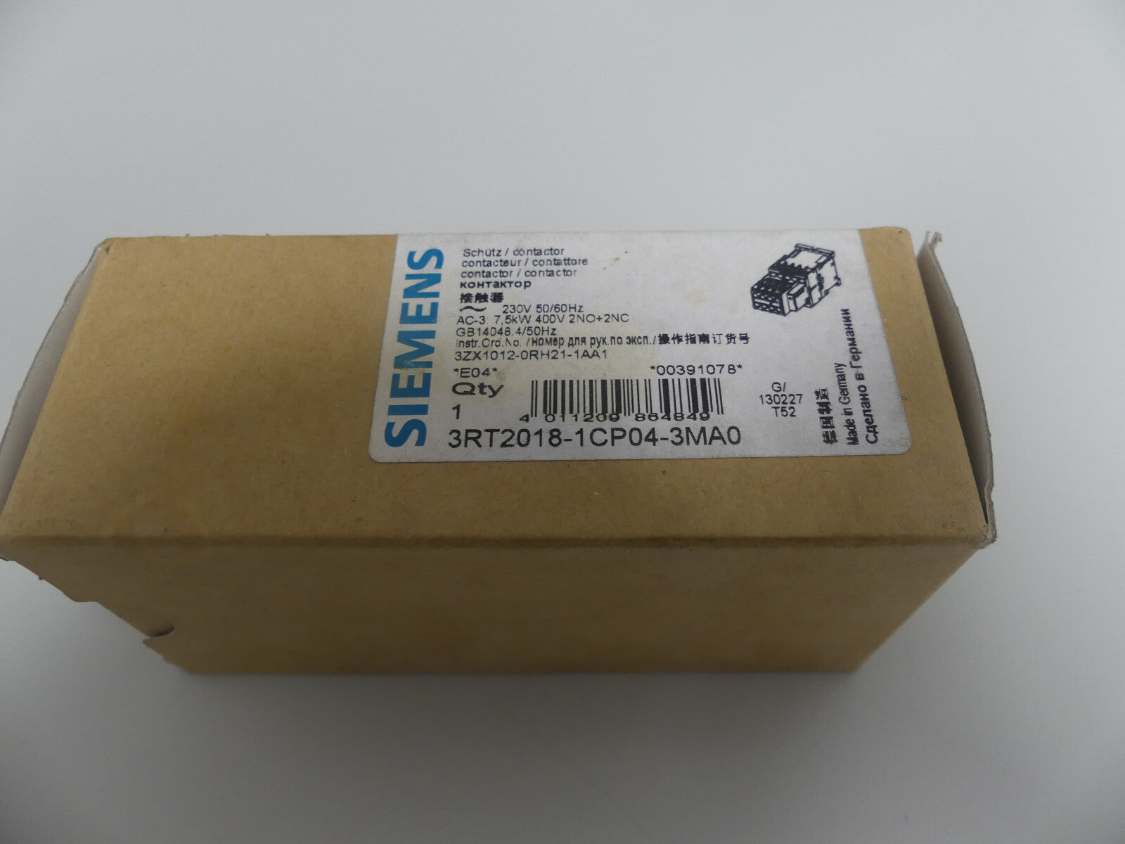 Siemens 3RT2018-1CP04-3MA0