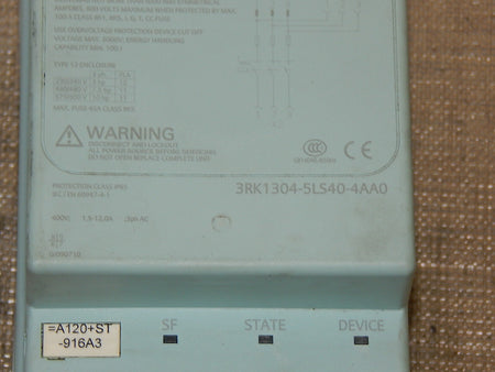  Siemens Direktstarter 3RK1304-5LS40-4AA0 used