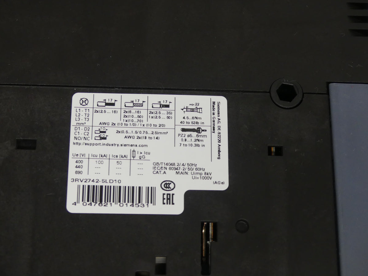 SIEMENS 3RV2742-5LD10