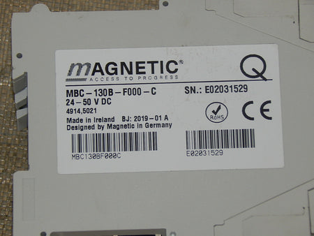 Magnetic Autocontrol MBC-120 // MBC-120B-F000-C used