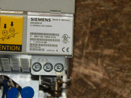  Siemens Simodrive 6SN1123-1AB00-0CA2  Version: A 2x50A 