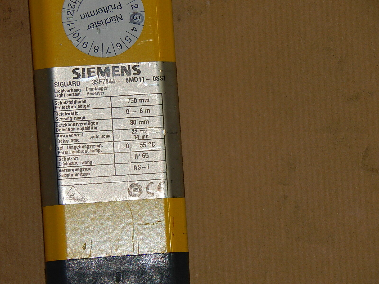 Siemens SIGUARD 3SF7844-6MD11-0SS1 Used