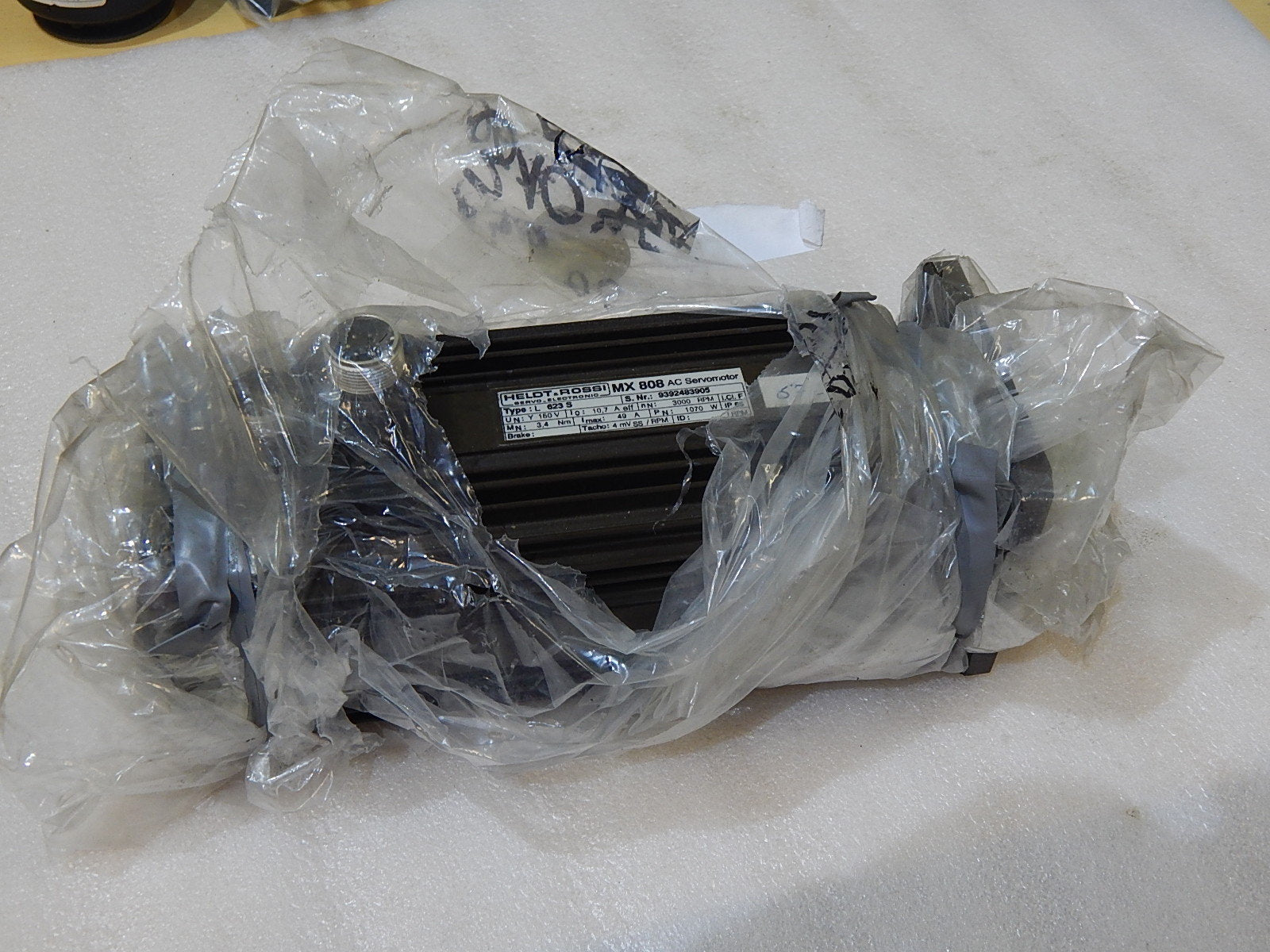 HELDT&ROSSI  MX 808 AC Servo Motor L 623 S  3000 U/min Used
