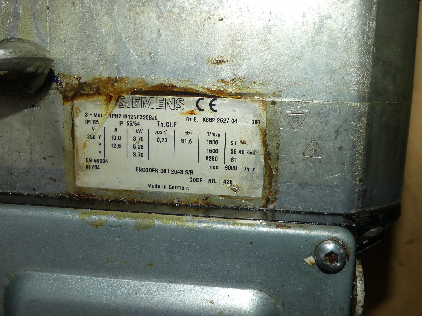 siemens 1PH7101-2NF32-0BJ0 used s.Bilder