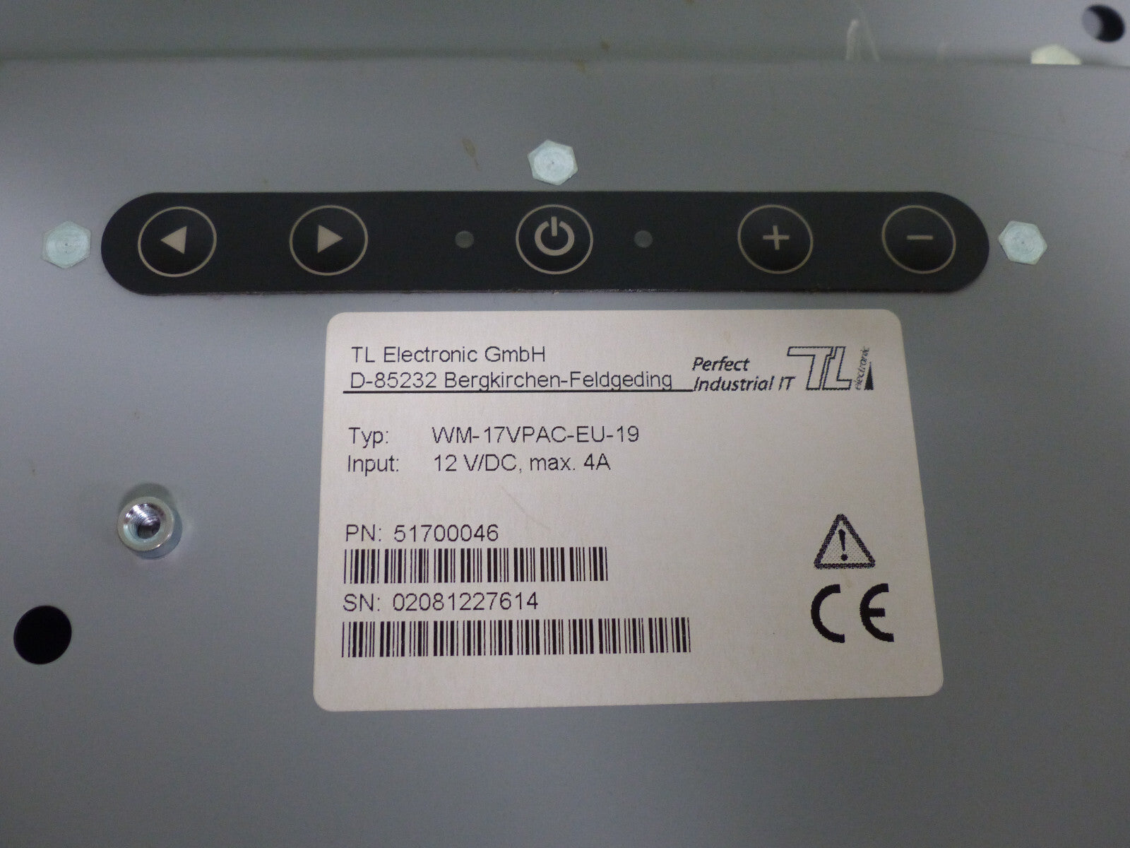 TL Electronic WM-17PAC-EU-19 LCD Industriemonitor