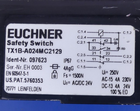 Euchner TX1B_A024MC2129 097623
