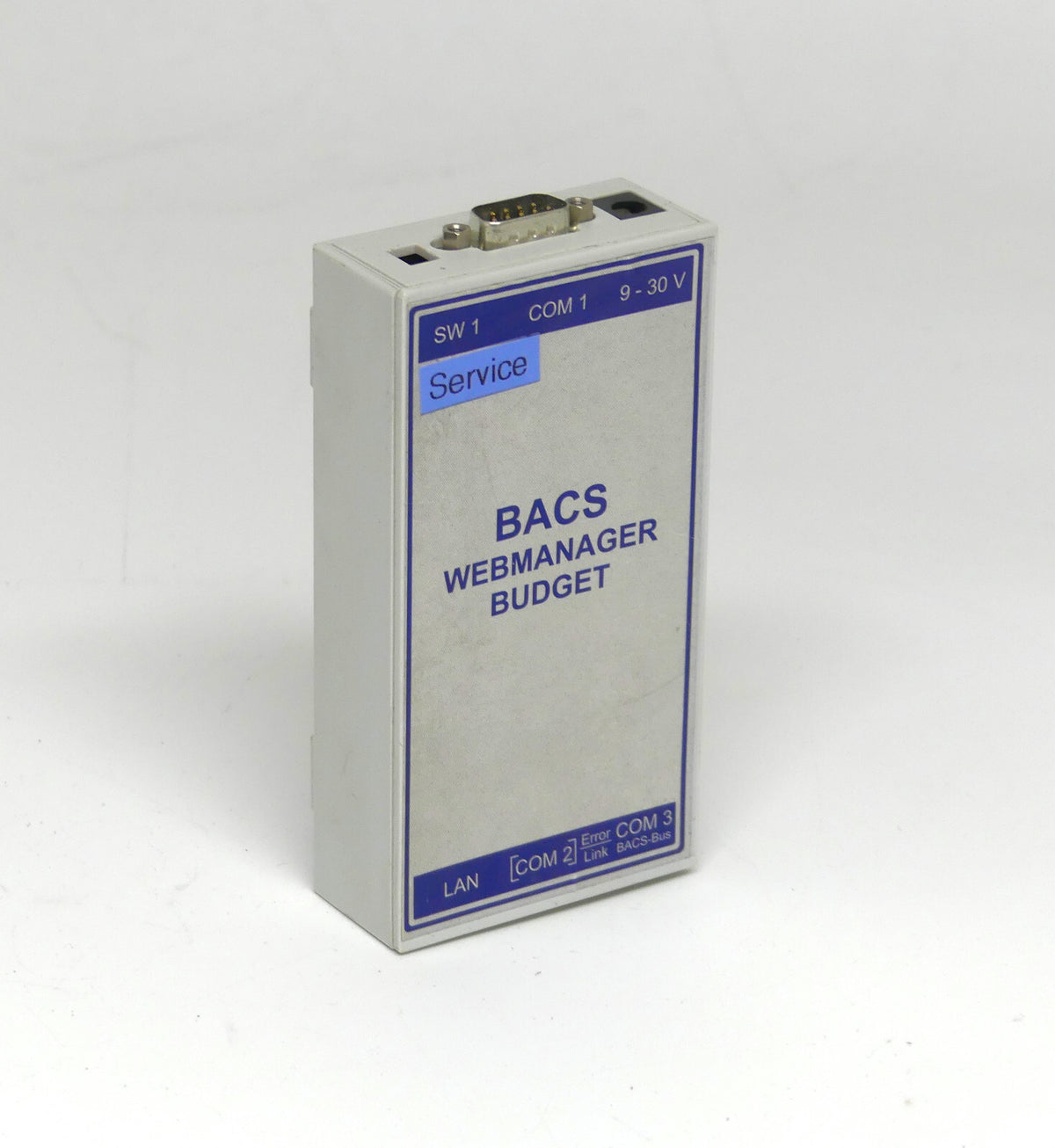 BACS WEBMANAGER BUDGET BACSKIT_B