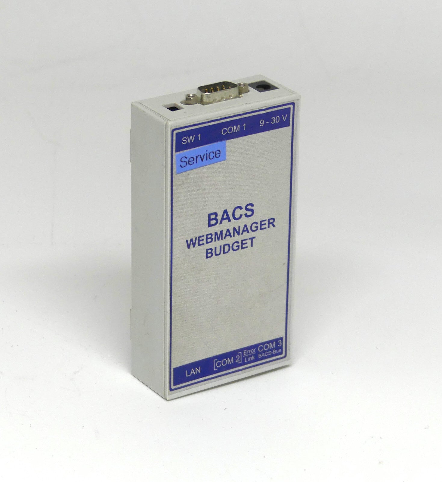 BACS WEBMANAGER BUDGET BACSKIT_B