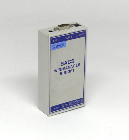 BACS WEBMANAGER BUDGET BACSKIT_B