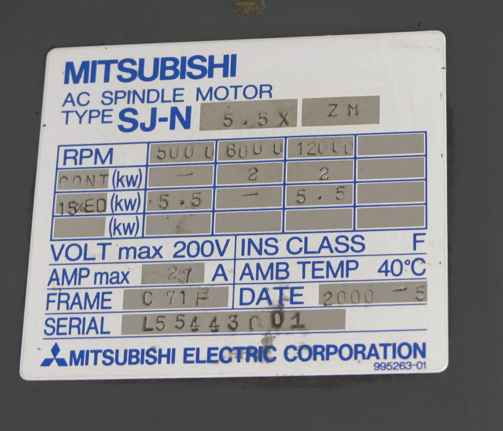 Mitsubishi SJ-N5.5XZM