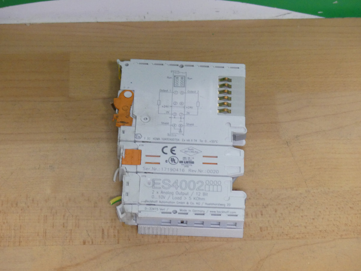 Beckhoff ES4002   2x Analog-Output used