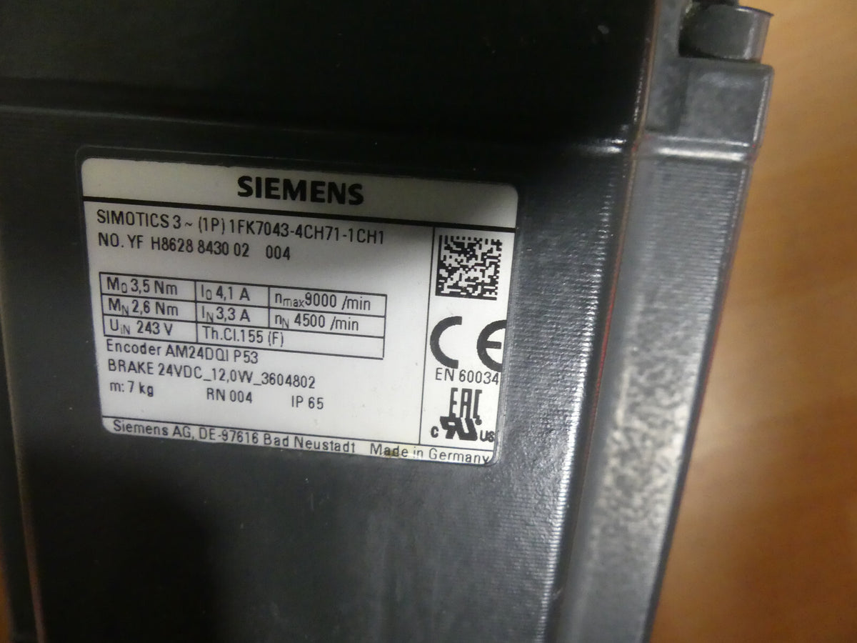 Siemens 1FK7043-4CH71-1CH1