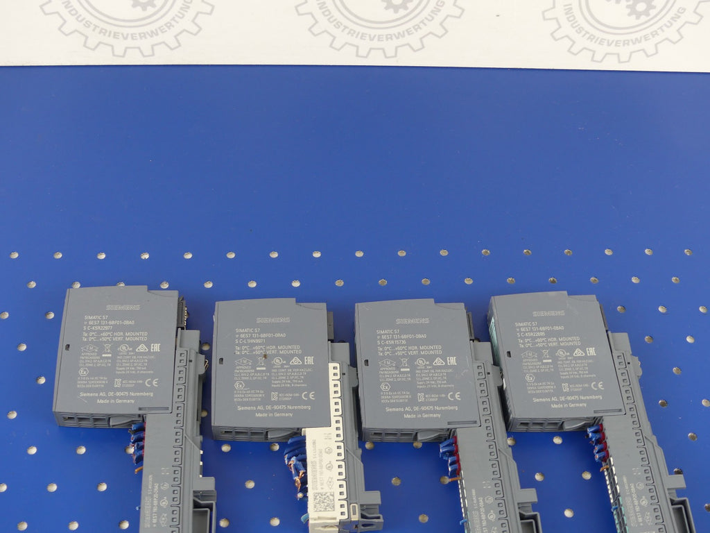 4x SIEMENS 6ES7 131-6BF01-0BA0 Anstecker Beschädigt s.Bilder