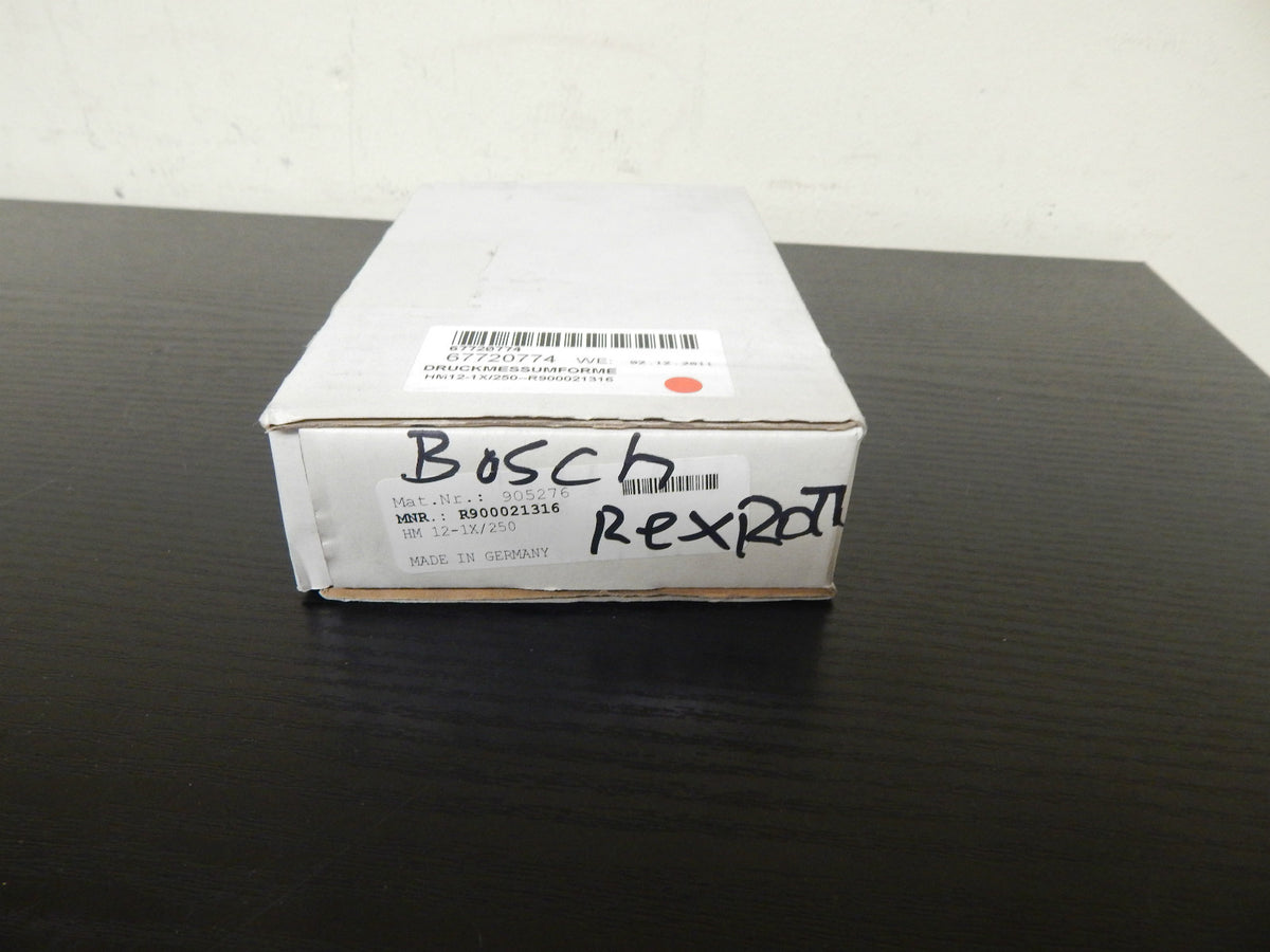  REXROTH Druckumformer HM 12-10/250   MNR:R900021316