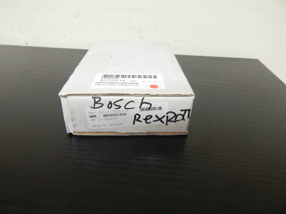  REXROTH Druckumformer HM 12-10/250   MNR:R900021316